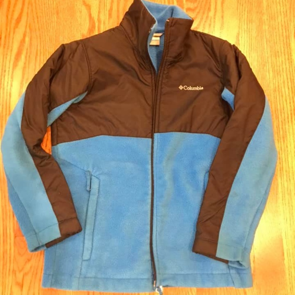 Columbia fleece jacket. Size Youth Small (8).